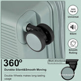 Cabinpro CP003 Expandable PP Hard - Shell Luggage – Lightweight 20 - Inch Spinner Suitcase, Army Green - Al Kabayel Discount CentreCabinpro CP003 Expandable PP Hard - Shell Luggage – Lightweight 20 - Inch Spinner Suitcase, Army GreenCabin LuggageCABINPROAl Kabayel Discount Centre