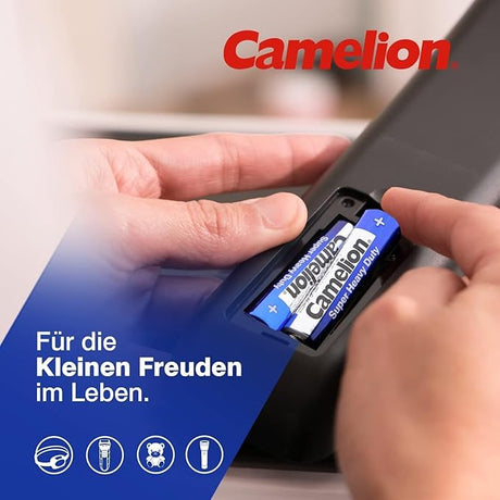 CAMELION AAA Super Heavy Duty Carbon Zinc Battery 1.5V, Pack of 4 - Al Kabayel Discount CentreCAMELION AAA Super Heavy Duty Carbon Zinc Battery 1.5V, Pack of 4BatteriesCAMELIONAl Kabayel Discount Centre
