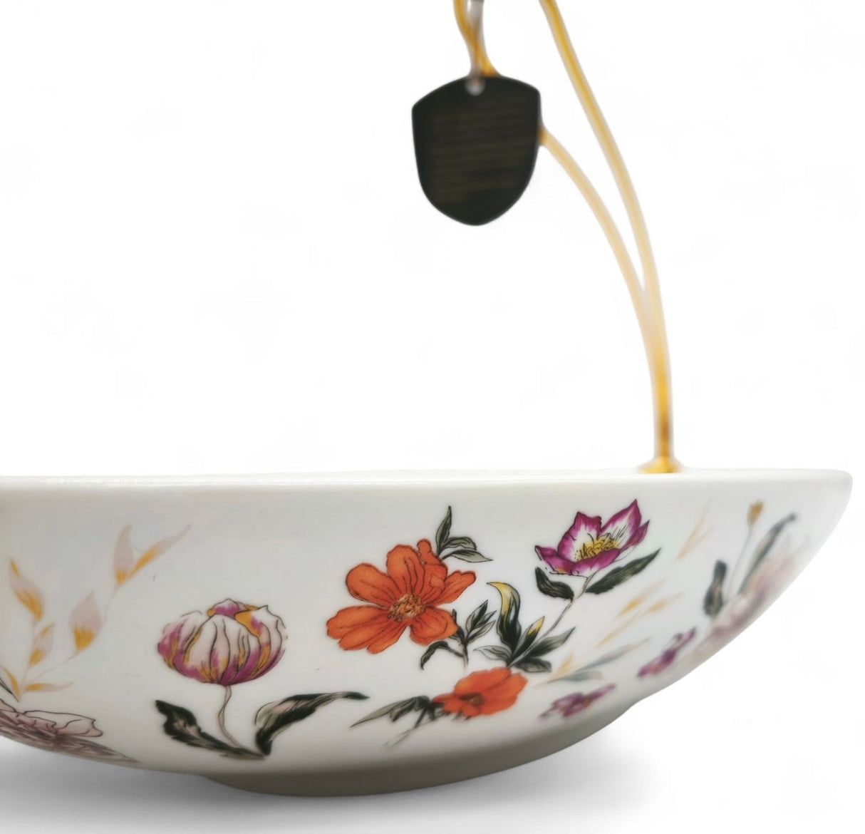 Candy Tray 30Cm White Floral Design With Gold Holder - Al Kabayel Discount CentreCandy Tray 30Cm White Floral Design With Gold HolderServing TraysAKDCAl Kabayel Discount Centre