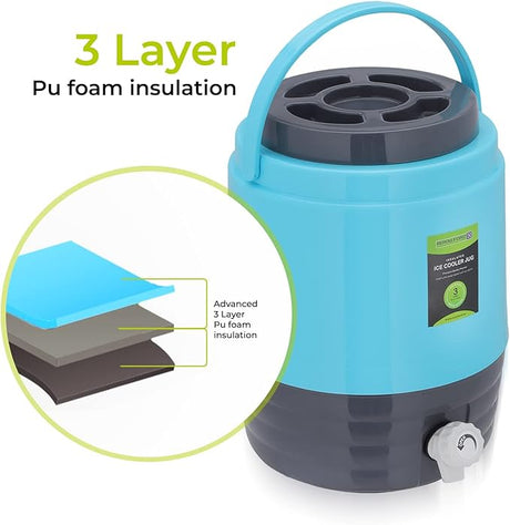 Carry Cool Plus, Durable Tap, RF10484 | PU Foam Insulation Easy to Handle Premium - Quality Body Ideal for Home/ Office/ Shop & More| Reusable multi colors red&blue - Al Kabayel Discount CenterCarry Cool Plus, Durable Tap, RF10484 | PU Foam Insulation Easy to Handle Premium - Quality Body Ideal for Home/ Office/ Shop & More| Reusable multi colors red&blueCoolersROYALFORDAl Kabayel Discount Center