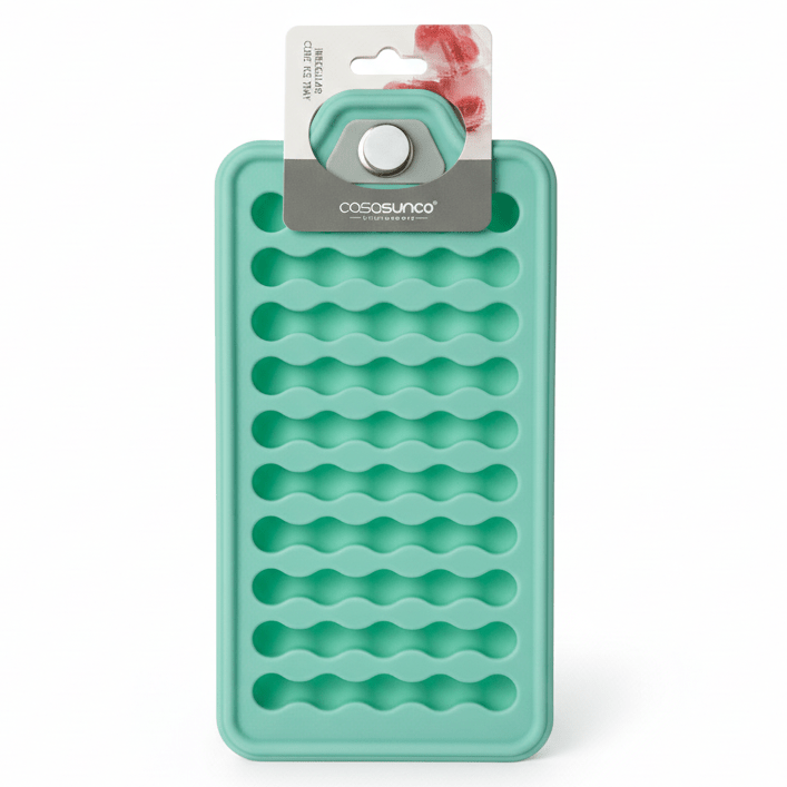 Casasunco ChillCube Flexible Silicone Ice Cube Tray Easy Release Freezer Mould Light Mint Green 20×10cm - Al Kabayel Discount CentreCasasunco ChillCube Flexible Silicone Ice Cube Tray Easy Release Freezer Mould Light Mint Green 20×10cmCake Mold & Baking MoldsCASASUNCOAl Kabayel Discount Centre