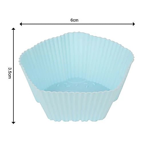 CASASUNCO Silicon Muffin Cups 4pc, Reusable Cupcake Liners,Muffin Design, Blue - SK1161 - Al Kabayel Discount CentreCASASUNCO Silicon Muffin Cups 4pc, Reusable Cupcake Liners,Muffin Design, Blue - SK1161Cookware AccessoriesCASASUNCOAl Kabayel Discount Centre