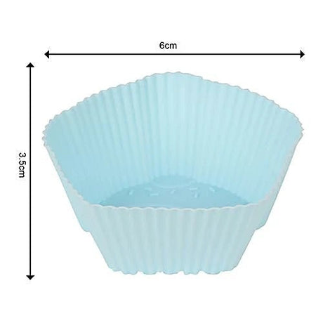 CASASUNCO Silicon Muffin Cups 4pc, Reusable Cupcake Liners,Muffin Design, Blue - SK1161 - Al Kabayel Discount CentreCASASUNCO Silicon Muffin Cups 4pc, Reusable Cupcake Liners,Muffin Design, Blue - SK1161Cookware AccessoriesCASASUNCOAl Kabayel Discount Centre