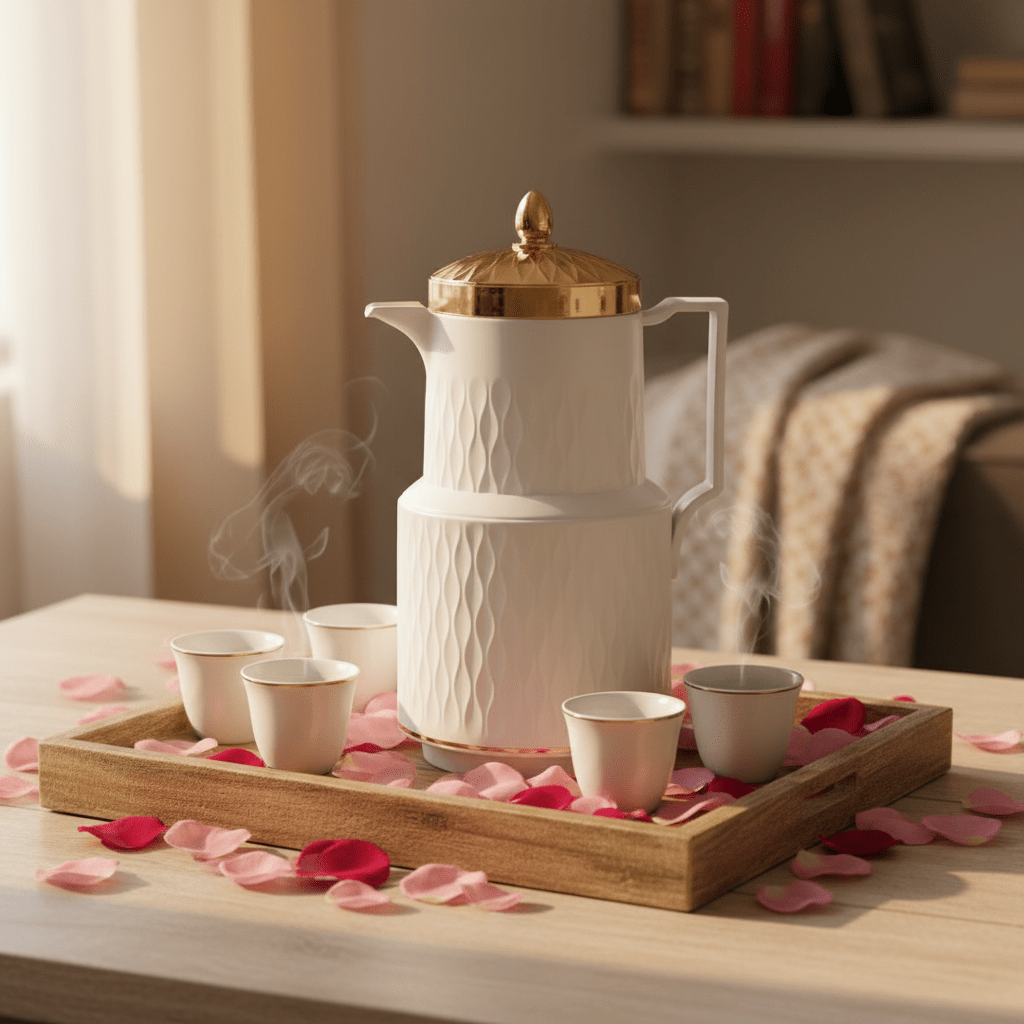 Casco White & Gold Vacuum Flask – 1 Litre - Al Kabayel Discount CentreCasco White & Gold Vacuum Flask – 1 LitreThermosCASCOAl Kabayel Discount Centre