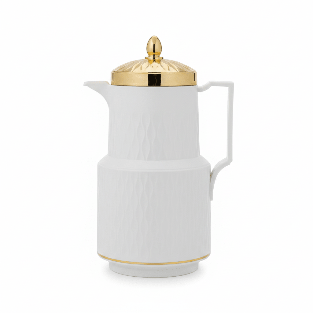 Casco White & Gold Vacuum Flask – 1 Litre - Al Kabayel Discount CentreCasco White & Gold Vacuum Flask – 1 LitreThermosCASCOAl Kabayel Discount Centre