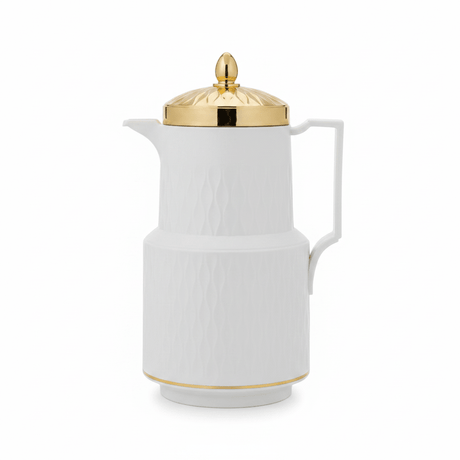 Casco White & Gold Vacuum Flask – 1 Litre - Al Kabayel Discount CentreCasco White & Gold Vacuum Flask – 1 LitreThermosCASCOAl Kabayel Discount Centre