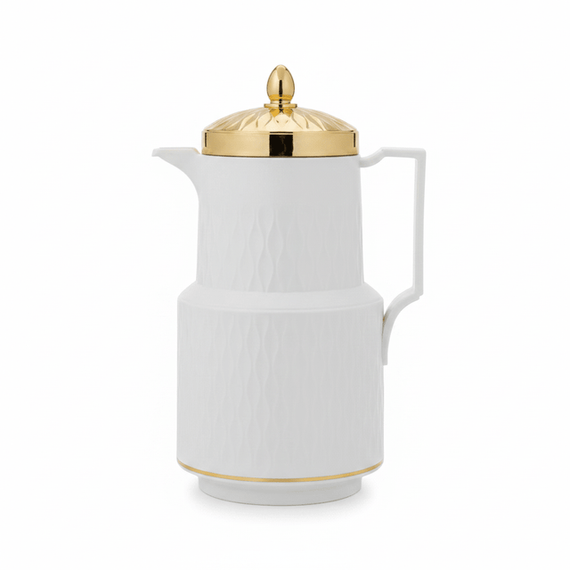 Casco White & Gold Vacuum Flask – 1 Litre - Al Kabayel Discount CentreCasco White & Gold Vacuum Flask – 1 LitreThermosCASCOAl Kabayel Discount Centre