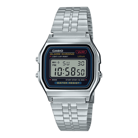 Casio A159W - N1 Classic Design Digital Stainless Steel Quartz Watch - Al Kabayel Discount CentreCasio A159W - N1 Classic Design Digital Stainless Steel Quartz WatchWatchesCASIOAl Kabayel Discount Centre