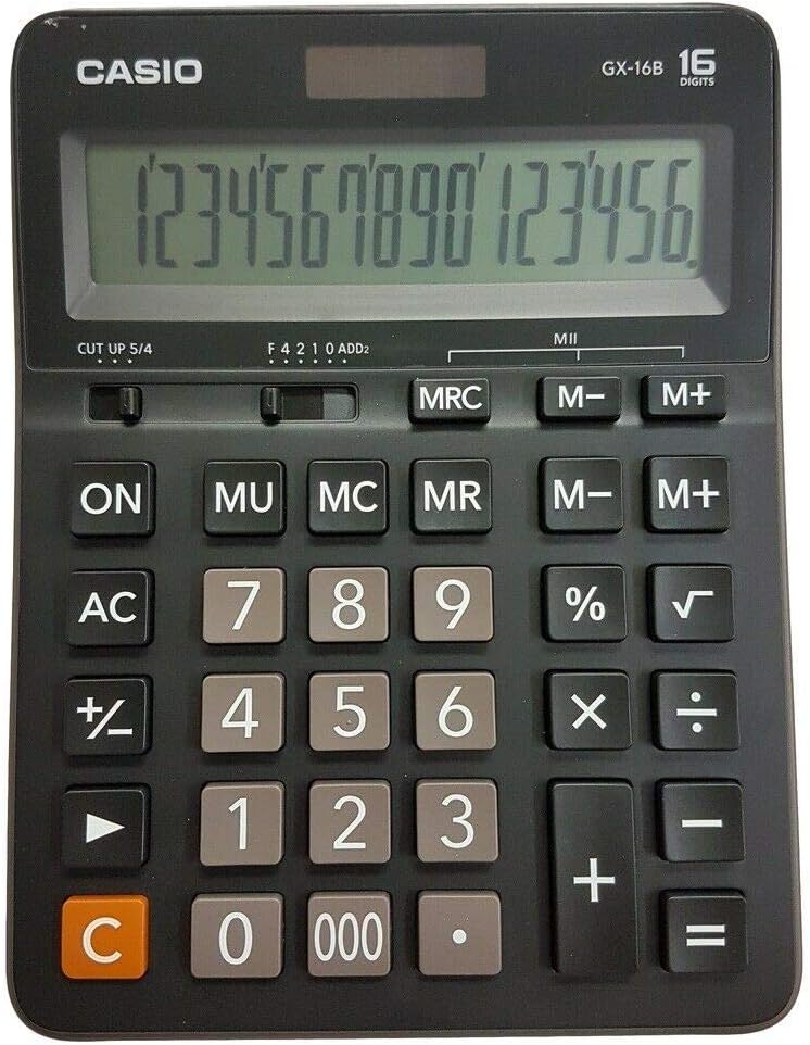 Casio Calculators - GX - 16B - Al Kabayel Discount CentreCasio Calculators - GX - 16BCalculatorsCASIOAl Kabayel Discount Centre