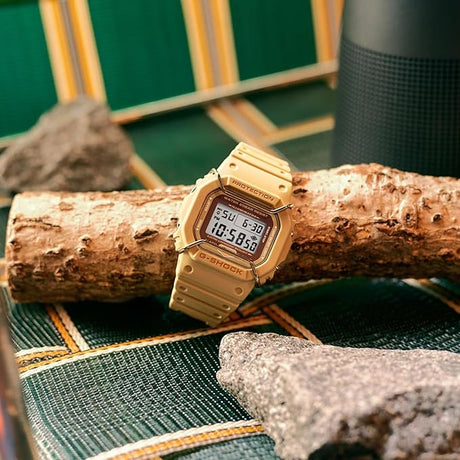 Casio G - Shock Watch - DW - 5600PT - 5DR Clear Dial, Brown Band - Al Kabayel Discount CentreCasio G - Shock Watch - DW - 5600PT - 5DR Clear Dial, Brown BandWatchesCASIOAl Kabayel Discount Centre