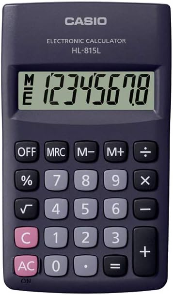 Casio HL 815LBK Portable Calculator Screen Size 3.4 Inches - Al Kabayel Discount CentreCasio HL 815LBK Portable Calculator Screen Size 3.4 InchesCalculatorsCASIOAl Kabayel Discount Centre