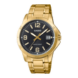 Casio Men's Enticer Black Dial Gold - Tone Stainless Steel Watch - MTP - V004G - 1BUDF - Al Kabayel Discount CentreCasio Men's Enticer Black Dial Gold - Tone Stainless Steel Watch - MTP - V004G - 1BUDFWatchesCASIOAl Kabayel Discount Centre