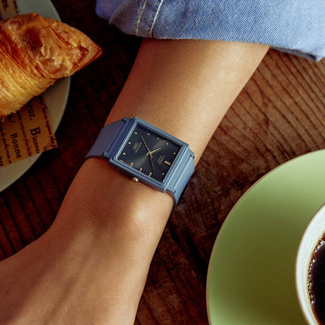 Casio MQ - 38UC - 2A2 Classic Quartz Analog Black Dial Matte Light Blue Resin Watch - Al Kabayel Discount CentreCasio MQ - 38UC - 2A2 Classic Quartz Analog Black Dial Matte Light Blue Resin WatchWatchesCASIOAl Kabayel Discount Centre