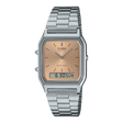 Casio Unisex Silver Stainless Steel & Gold Dial Vintage Edgy Watch AQ - 230A - Al Kabayel Discount CentreCasio Unisex Silver Stainless Steel & Gold Dial Vintage Edgy Watch AQ - 230AWatchesCASIOAl Kabayel Discount Centre