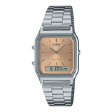 Casio Unisex Silver Stainless Steel & Gold Dial Vintage Edgy Watch AQ - 230A - Al Kabayel Discount CentreCasio Unisex Silver Stainless Steel & Gold Dial Vintage Edgy Watch AQ - 230AWatchesCASIOAl Kabayel Discount Centre