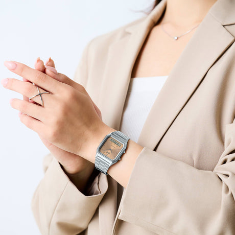 Casio Unisex Silver Stainless Steel & Gold Dial Vintage Edgy Watch AQ - 230A - Al Kabayel Discount CentreCasio Unisex Silver Stainless Steel & Gold Dial Vintage Edgy Watch AQ - 230AWatchesCASIOAl Kabayel Discount Centre