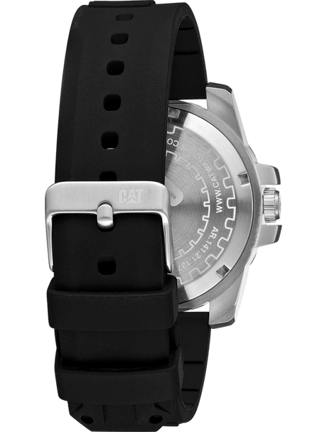 CAT Steel Barricade Stainless Steel Watch with Yellow Accents - Al Kabayel Discount CentreCAT Steel Barricade Stainless Steel Watch with Yellow AccentsWatchesCATAl Kabayel Discount Centre