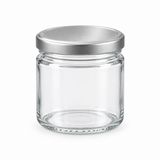 Nautilus Glass Jar with Silver Lid – 300ml