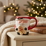 Ceramic Christmas Santa Mug - 300ml