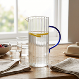 Luhpar Ribbed Glass Jug – 1200ml