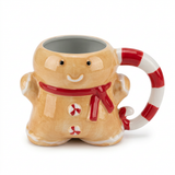 Ceramic Gingerbread Christmas Mug - 300ml