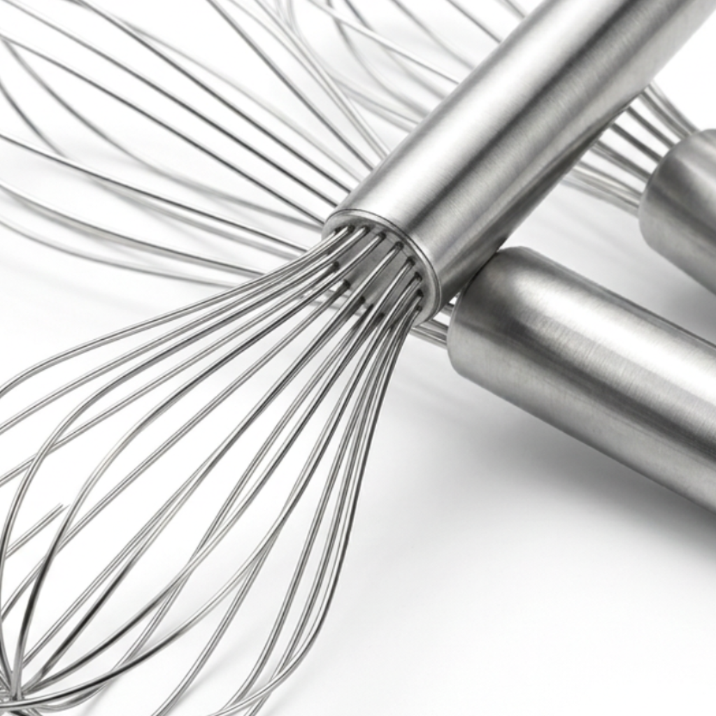 Deni Metal Balloon Whisk 3 Piece Set Silver - 25cm
