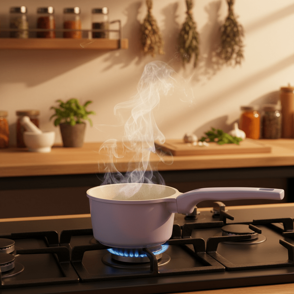 Ceramic Coated Non-Stick Milk Pot 10cm – | Lightweight Metal Body with Speckled Interior | - Al Kabayel Discount CentreCeramic Coated Non-Stick Milk Pot 10cm – | Lightweight Metal Body with Speckled Interior |Frying Pans & SkilletsAKDCAl Kabayel Discount Centre