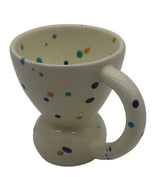 Ceramic Coffee Mug in White With Bright Blue and Yellow Dots – 200ml, Fun and Cheerful Design for Tea, Coffee, or Milk - Al Kabayel Discount CentreCeramic Coffee Mug in White With Bright Blue and Yellow Dots – 200ml, Fun and Cheerful Design for Tea, Coffee, or MilkMugsAKDCAl Kabayel Discount Centre