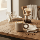 Ceramic Mug with Elegant Twisted Rope Handle | 300ml | Beige,Cream | - Al Kabayel Discount CentreCeramic Mug with Elegant Twisted Rope Handle | 300ml | Beige,Cream |MugsAKDCAl Kabayel Discount Centre