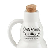 Ceramic Oil & Vinegar Bottle Set with Bamboo Tray 19cm - Al Kabayel Discount CentreCeramic Oil & Vinegar Bottle Set with Bamboo Tray 19cmOil DispensersAKDCAl Kabayel Discount Centre