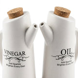 Ceramic Oil & Vinegar Bottle Set with Bamboo Tray - Al Kabayel Discount CentreCeramic Oil & Vinegar Bottle Set with Bamboo TrayOil DispensersAKDCAl Kabayel Discount Centre