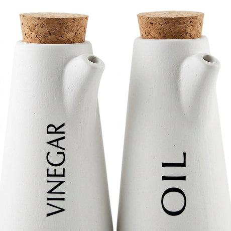 Ceramic Oil & Vinegar Bottle Set with Tray 16 cm - Al Kabayel Discount CentreCeramic Oil & Vinegar Bottle Set with Tray 16 cmOil DispensersAKDCAl Kabayel Discount Centre