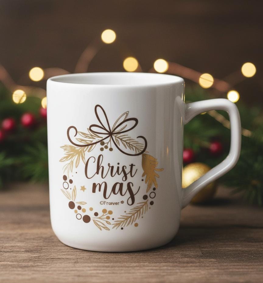 Cflower 400ml Ceramic Mug with Merry Christmas Logo – White Holiday Coffee Cup for Seasonal Cheer - Al Kabayel Discount CentreCflower 400ml Ceramic Mug with Merry Christmas Logo – White Holiday Coffee Cup for Seasonal CheerMugsCFLOWERAl Kabayel Discount Centre