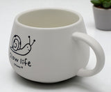 CFLOWER Porcelain Mug 400ml – White Cup with Slow Life Snail Design, Relaxing and Minimalist Coffee Mug for Daily Comfort - Al Kabayel Discount CentreCFLOWER Porcelain Mug 400ml – White Cup with Slow Life Snail Design, Relaxing and Minimalist Coffee Mug for Daily ComfortMugsCFLOWERAl Kabayel Discount Centre