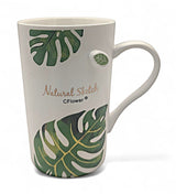 Cflower Porcelain Mug (White Colour) Leaf Design 400ml - Al Kabayel Discount CentreCflower Porcelain Mug (White Colour) Leaf Design 400mlMugsCFLOWERAl Kabayel Discount Centre