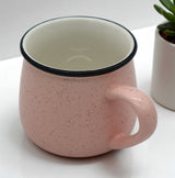 CFLOWER Premium Porcelain Mug 400ml – Charming Pink Cup with Brown Dots, Perfect for Morning Coffee, Tea, or Hot Chocolate - Al Kabayel Discount CentreCFLOWER Premium Porcelain Mug 400ml – Charming Pink Cup with Brown Dots, Perfect for Morning Coffee, Tea, or Hot ChocolateMugsCFLOWERAl Kabayel Discount Centre