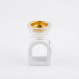 Chalk & Glass Incense Burner Arch Base - 12×6 cm - White / Black / Lavender - Al Kabayel Discount CentreChalk & Glass Incense Burner Arch Base - 12×6 cm - White / Black / LavenderIncense BurnersAKDCAl Kabayel Discount Centre