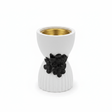Chalk Incense Burner With Black Floral Accent- 10×6cm - White / Cream - Al Kabayel Discount CentreChalk Incense Burner With Black Floral Accent- 10×6cm - White / CreamIncense BurnersAKDCAl Kabayel Discount Centre
