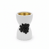 Chalk Incense Burner With Black Floral Accent- 10×6cm - White / Cream - Al Kabayel Discount CentreChalk Incense Burner With Black Floral Accent- 10×6cm - White / CreamIncense BurnersAKDCAl Kabayel Discount Centre