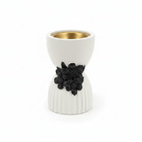 Chalk Incense Burner With Black Floral Accent- 10×6cm - White / Cream - Al Kabayel Discount CentreChalk Incense Burner With Black Floral Accent- 10×6cm - White / CreamIncense BurnersAKDCAl Kabayel Discount Centre
