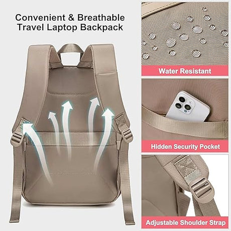 Chantria Backpack 27.5cm*13cm*40cm, 100% Polyester, Multifunctional Anti - Theft Lightweight Daypack, Khaki - CB00649 - Al Kabayel Discount CentreChantria Backpack 27.5cm*13cm*40cm, 100% Polyester, Multifunctional Anti - Theft Lightweight Daypack, Khaki - CB00649School BagsCHANTRIAAl Kabayel Discount Centre