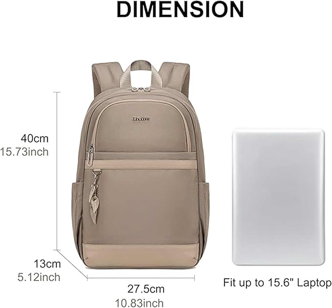 Chantria Durable Premium Laptop Backpack Water - Resistant Multifunctional Anti - Theft Daypack for Casual/Travel/School/College 27.5cm*13cm*40cm, 100% Polyester, Khaki - CB00648 - Al Kabayel Discount CentreChantria Durable Premium Laptop Backpack Water - Resistant Multifunctional Anti - Theft Daypack for Casual/Travel/School/College 27.5cm*13cm*40cm, 100% Polyester, Khaki - CB00648BackpacksCHANTRIAAl Kabayel Discount Centre