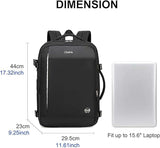 Chantria Expandable Premium Travel Backpack 29.5cm*23.5cm*44cm Water Resistant Multifunctional Backpack with Built in USB port and Headphone Jack for Women, Black - CB00606 - Al Kabayel Discount CentreChantria Expandable Premium Travel Backpack 29.5cm*23.5cm*44cm Water Resistant Multifunctional Backpack with Built in USB port and Headphone Jack for Women, Black - CB00606BackpacksCHANTRIAAl Kabayel Discount Centre