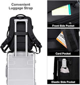 Chantria Expandable Premium Travel Backpack 29.5cm*23.5cm*44cm Water Resistant Multifunctional Backpack with Built in USB port and Headphone Jack for Women, Black - CB00606 - Al Kabayel Discount CentreChantria Expandable Premium Travel Backpack 29.5cm*23.5cm*44cm Water Resistant Multifunctional Backpack with Built in USB port and Headphone Jack for Women, Black - CB00606BackpacksCHANTRIAAl Kabayel Discount Centre