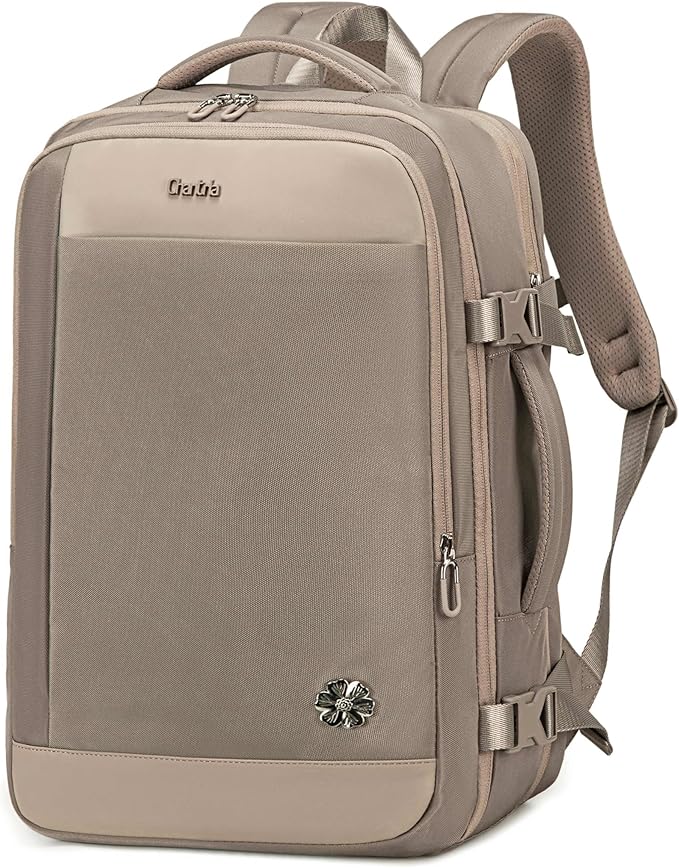 Chantria Expandable Premium Travel Backpack Water Resistant Multifunctional Backpack 29.5cm*23.5cm*44cm, 100% Polyester, Khaki - CB00606 - Al Kabayel Discount CentreChantria Expandable Premium Travel Backpack Water Resistant Multifunctional Backpack 29.5cm*23.5cm*44cm, 100% Polyester, Khaki - CB00606BackpacksCHANTRIAAl Kabayel Discount Centre