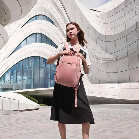 Chantria Premium Backpack 26.5cm*10cm*37cm for Woman, 100% Nylon Body with 100% Polyester Lining, Pink - CB00769 - Al Kabayel Discount CentreChantria Premium Backpack 26.5cm*10cm*37cm for Woman, 100% Nylon Body with 100% Polyester Lining, Pink - CB00769School BagsCHANTRIAAl Kabayel Discount Centre