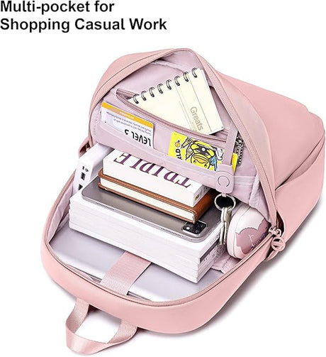 Chantria Premium Backpack 26.5cm*10cm*37cm for Woman, 100% Nylon Body with 100% Polyester Lining, Pink - CB00769 - Al Kabayel Discount CentreChantria Premium Backpack 26.5cm*10cm*37cm for Woman, 100% Nylon Body with 100% Polyester Lining, Pink - CB00769School BagsCHANTRIAAl Kabayel Discount Centre