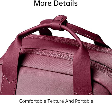 Chantria Premium Backpack 27.5cm*11cm*39.5cm for Woman, 100% Nylon Body with 100% Polyester Lining, Burgundy - CB00762 - Al Kabayel Discount CentreChantria Premium Backpack 27.5cm*11cm*39.5cm for Woman, 100% Nylon Body with 100% Polyester Lining, Burgundy - CB00762School BagsCHANTRIAAl Kabayel Discount Centre