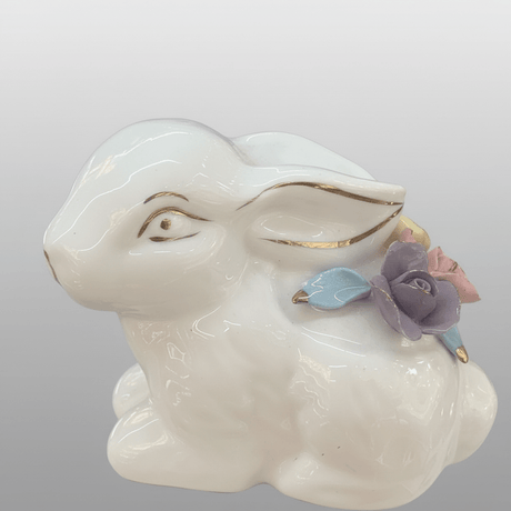 Charming White Ceramic Rabbit Table Accent with Colourful Flower Design for Modern Interiors – 10×12cm - Al Kabayel Discount CentreCharming White Ceramic Rabbit Table Accent with Colourful Flower Design for Modern Interiors – 10×12cmHome Décor AccentsAKDCAl Kabayel Discount Centre