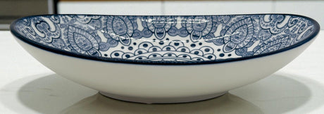Che Brucia Ceramic Oval Bowl 8", Blue Floral Pattern - Al Kabayel Discount CentreChe Brucia Ceramic Oval Bowl 8", Blue Floral PatternBowlsCHE BRUCIAAl Kabayel Discount Centre